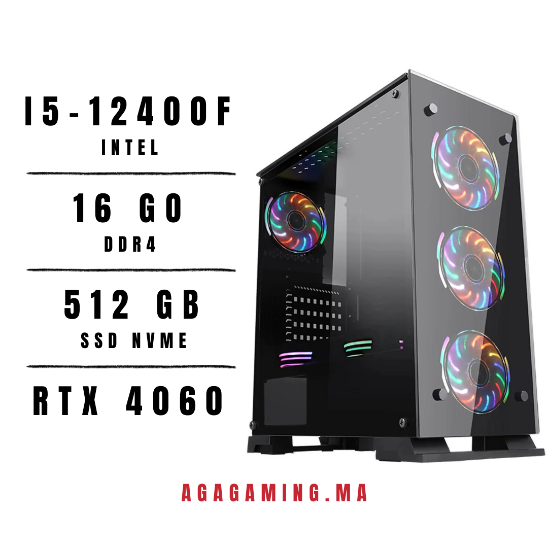 Pc Gamer Intel i5-12400F/ MSI RTX 4060 Pc Gamer Intel i5-12400F/ MSI RTX 4060
